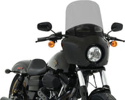 Memphis Shades Road Warrior Windshield For Harley Davidson FLHR 1340 1994-1998 38 cm (15") - Black Smoke