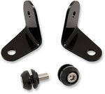 Memphis Shades Turn Signal Relocation Hardware Kit For Harley Davidson FLSTC1340 1988-1999 - Black