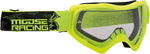 Moose Racing Unisex Qualifier Agroid Goggle - Hi-Vis Yellow