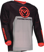 Moose Racing Qualifier Jersey - Black Grey Red