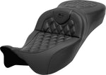 Saddlemen Roadsofa Carbon Fibre Seat For Harley Davidson FLH 1868 2021 - Black