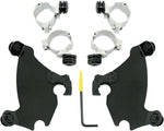 Memphis Shades Gauntlet Fairing Trigger Lock Hardware Kit For Harley Davidson FXD 1340 1995-1998 - Black