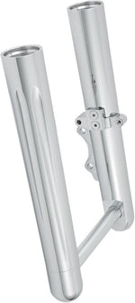 Arlen Ness Dual-Disc Hot Legs Fork Legs For Harley Davidson FLHR 1450 2000-2002 Lower - Chrome