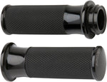 Arlen Ness Fusion Smooth Grips For Harley Davidson FLDE 1750 2018-2020 - Black