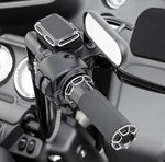 Arlen Ness Fusion Beveled Grips For Harley Davidson FL 1200 1976-1977 - Black