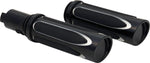 Arlen Ness Deep Cut Comfort Series Grips For Harley Davidson FLHX 1923 2024 - Black