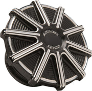 Arlen Ness Vented Gas Cap For Harley Davidson FLD 1690 2012-2013 - Black Silver