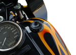 Arlen Ness Vented Gas Cap For Harley Davidson FLD 1690 2012-2013 - Black