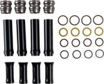Arlen Ness Pushrod Tube Cover Kit For Harley Davidson FLD 1690 2012-2013 - Titanium Anodized