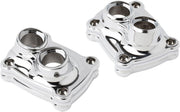 Arlen Ness 10 Gauge Lifter Block Covers For Harley Davidson FLFBS 1868 2022-2024 - Chrome