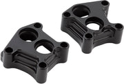 Arlen Ness 10 Gauge Lifter Block Covers For Harley Davidson FLD 1690 2012-2013 - Black Black Anodized