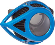 Arlen Ness Clear Tear Air Cleaner Kit For Harley Davidson FLHRC 1584 2008-2010 - Blue