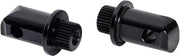 Arlen Ness Splined Peg Mount For Indian Chief 105 2010-2013 Fits Front Or Rear - Black