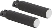 Arlen Ness M-Eight Fusion Footpegs For Harley Davidson FLFBS 1868 2021-2024 - Black Chrome