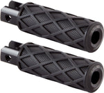 Arlen Ness Diamond Rider Foot Pegs For Harley Davidson FLSB 1750 2018-2024 - Black