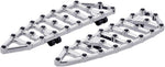 Arlen Ness MX Billet Floorboards For Harley Davidson FLHR 1340 1994-1998 - Chrome