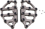 Arlen Ness MX Billet Floorboards For Harley Davidson FLHR 1340 1994-1998 - Titanium