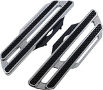 Arlen Ness Method Driver Floorboards For Harley Davidson FLDE 1750 2018-2020 - Black Chrome