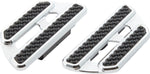 Arlen Ness Method Passenger Floorboards For Harley Davidson FLD 1690 2012-2013 - Black Chrome