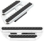 Arlen Ness Method Passenger Floorboards For Harley Davidson FLD 1690 2012-2013 - Black Chrome