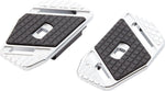 Arlen Ness SpeedLiner Passenger Floorboards For Harley Davidson FLD 1690 2012-2013 - Black Chrome