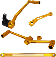 Arlen Ness SpeedLiner Foot Control Kit For Harley Davidson FLHR 1450 2000-2003 - Gold