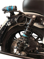 Legend Suspension REVO ARC Remote Reservoir External Mount For Harley Davidson FLHR 1690 - Black
