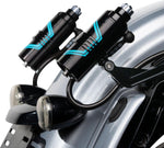 Legend Suspension REVO ARC Billet Remote Reservoir External Mounts For Harley Davidson FLH 1868 2021 - Black