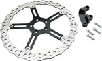Arlen Ness 15" Big Brake Jagged Floating Brake Disc Kit For Harley Davidson FLSB 1750 2018-2024 - Front Left