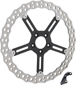 Arlen Ness 15" Big Brake Jagged Floating Brake Disc Kit For Harley Davidson FLSB 1750 2018-2024 - Front Left