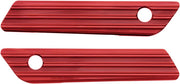 Arlen Ness Saddlebag Latch Covers For Harley Davidson FLH 1868 2021 - Red