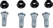Moose Racing Wheel Stud/Nut Kit For Yamaha YFS200 1995-2006 Rear - Black/Silver