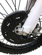 Moose Racing Carbon Front Brake Disc Cover For KTM Adventure 390 2020-2021 - Black