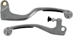 Moose Racing Competition Grip Lever Set For Honda CR125 2005-2007 - Black Silver