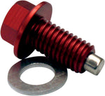 Moose Racing Magnetic Drain Plug For Kawasaki KLX450R 2018-2019 - Red