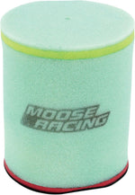 Moose Racing Precision Pre-Oiled Air Filter For Yamaha YFZ450 2012-2014 - Green Red Yellow
