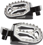 Moose Racing Qualifier Footpegs For Gas Gas EC 125 1997-2010 - Black