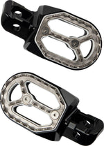 Moose Racing Qualifier Footpegs For Beta RR 125 2020-2023 - Black Chrome