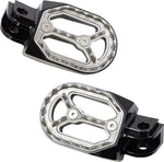 Moose Racing Qualifier Footpegs For Gas Gas EC 250 2018-2020 - Black Chrome