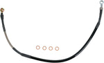Moose Racing Stainless Steel Braided Brake Hose For Yamaha WR400F 1999-2002 Rear - Silver