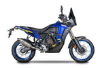 Spark Dakar Exhaust Silencer For Yamaha XTZ 690 2018-2022 Silver