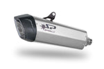 Spark Fighter Evo Silencer For Triumph Tiger 900 2020-2023 Silver