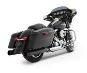 Rinehart 4" Dual Silencers For Touring For Harley Davidson FLHR1340 1995-1998 - Black