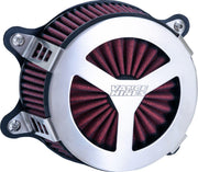 Vance & Hines V02 Radiant III Air Intake For Harley Davidson FLDE 1750 ABS 2018-2020 - Brushed Stainless/Silver