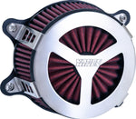 Vance & Hines V02 Radiant III Air Intake For Harley Davidson FLHR 1584 2007-2011 - Brushed Stainless/Silver