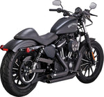 Vance & Hines Shortshots Staggered Exhaust System For Harley Davidson XL1200C 2014-2020 - Black