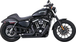 Vance & Hines Shortshots Staggered Exhaust System For Harley Davidson XL1200C 2014-2020 - Black