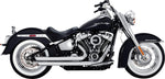 Vance & Hines Big Shots Staggered 2-into-2 Exhaust System For Harley Davidson FXST 1750 2020-2024 - Chrome