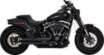 Vance & Hines Big Shots Staggered 2-into-2 Exhaust System For Harley Davidson FXST 1750 2020-2024 - Black