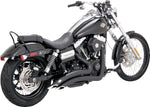 Vance & Hines Big Radius Exhaust System For Harley Davidson FXD 1584 2007-2010 - Black